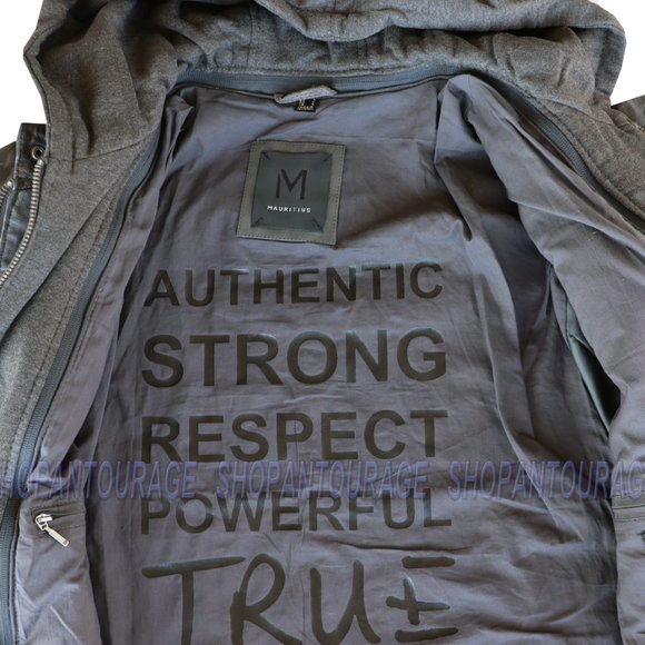 Mauritius Vinn Hooded 100% New Genuine Lambskin Fashion Leather Jacket For Men - Picture 5 of 8